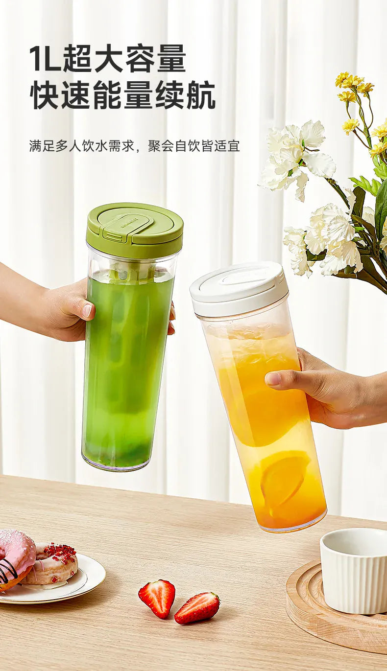 1L Manual Cold Brew Coffee Maker with Handle High-capacity Water Bottle Summer Portable Juices Tea Fruit Coffeeware Pot 1L Manual Cold Brew Coffee Maker with Handle High-capacity Water Bottle Summer Portable Juices Tea Fruit Coffeeware Pot