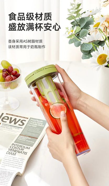 1L Manual Cold Brew Coffee Maker with Handle High-capacity Water Bottle Summer Portable Juices Tea Fruit Coffeeware Pot 1L Manual Cold Brew Coffee Maker with Handle High-capacity Water Bottle Summer Portable Juices Tea Fruit Coffeeware Pot