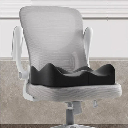 1pc Memory Foam Seat Cushion - 3D Ergonomic Support| Light Green & Grey, Washable Polyester, Car/Office Essentials 1pc Memory Foam Seat Cushion - 3D Ergonomic Support| Light Green & Grey, Washable Polyester, Car/Office Essentials