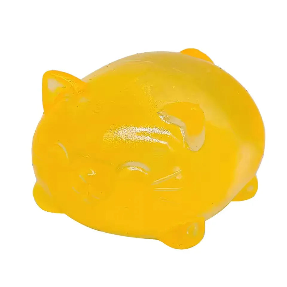 Mini Cat Stress Relief Toy - Non-Toxic Fidget Decompression Tool 1Pc Mini Cute Cat Maltose Decompression Toy Non Stick Odorless Non-toxic Fun Toy Pressure Relief Tool For Adults and Students