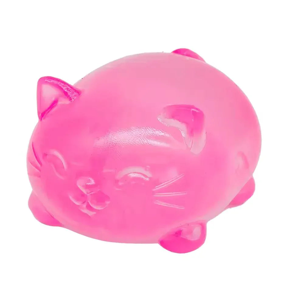 Mini Cat Stress Relief Toy - Non-Toxic Fidget Decompression Tool 1Pc Mini Cute Cat Maltose Decompression Toy Non Stick Odorless Non-toxic Fun Toy Pressure Relief Tool For Adults and Students