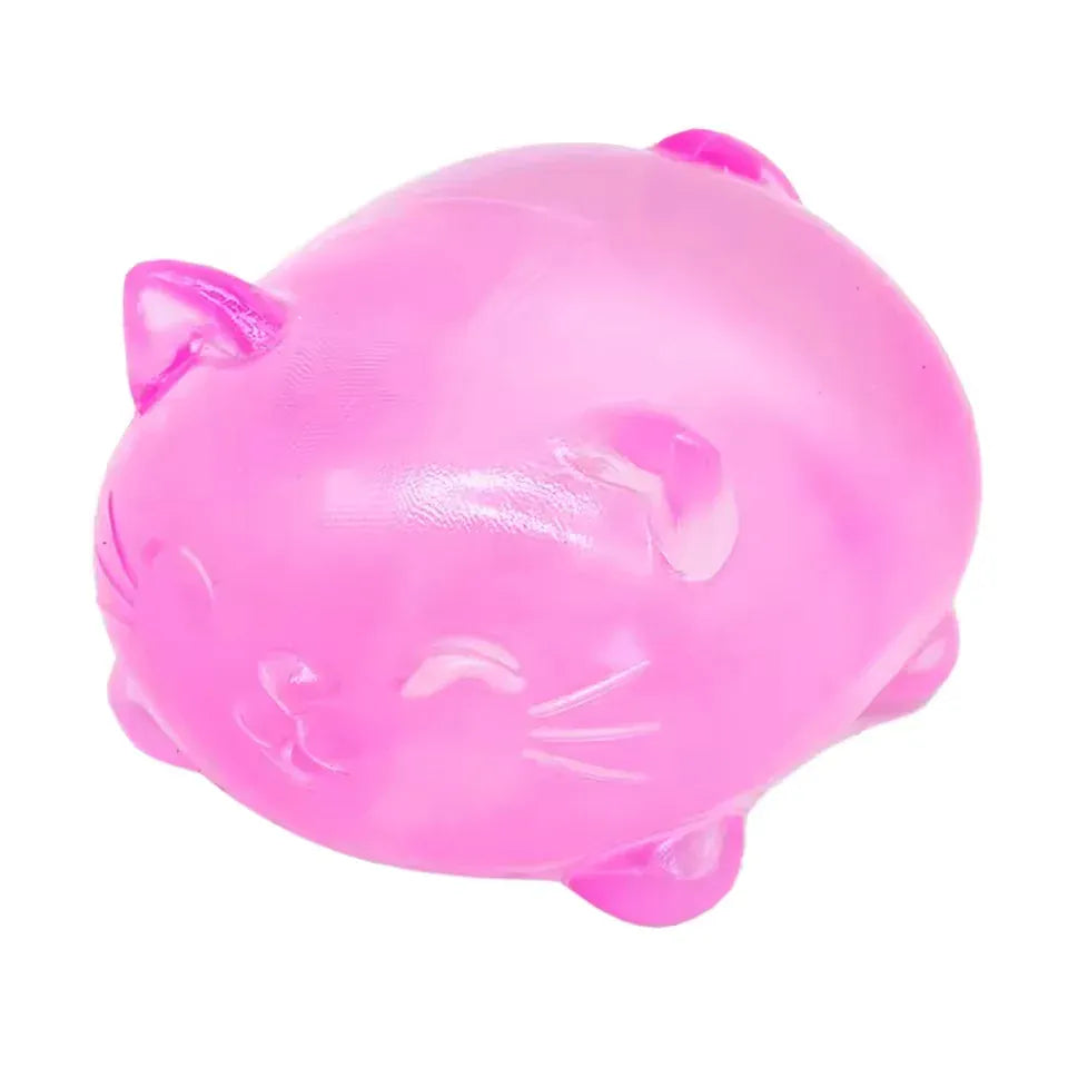 Mini Cat Stress Relief Toy - Non-Toxic Fidget Decompression Tool 1Pc Mini Cute Cat Maltose Decompression Toy Non Stick Odorless Non-toxic Fun Toy Pressure Relief Tool For Adults and Students