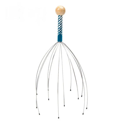 1PC Octopus Head Massager Stainless Steel Engraved Head Relaxer Brain Massage Claw Scalp Scratcher Itch Reliever Random Color 1PC Octopus Head Massager Stainless Steel Engraved Head Relaxer Brain Massage Claw Scalp Scratcher Itch Reliever Random Color