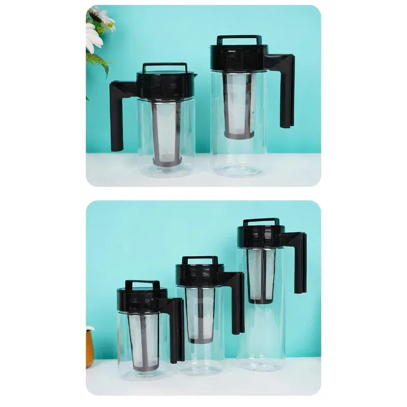 1pcs 900ML 1300ml 2000ml Cold Brew Iced Coffee Maker with Coffee Filter and Handle Ice Coffee Pot Cold Brew Teapot 1pcs 900ML 1300ml 2000ml Cold Brew Iced Coffee Maker with Coffee Filter and Handle Ice Coffee Pot Cold Brew Teapot
