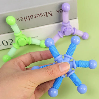 1pcs Fidget Spinner Toys Kids Pop Tube Sensory Toys Suction Cup Games Plastic Transformable Stress Relief Children Adult Gifts 1pcs Fidget Spinner Toys Kids Pop Tube Sensory Toys Suction Cup Games Plastic Transformable Stress Relief Children Adult Gifts