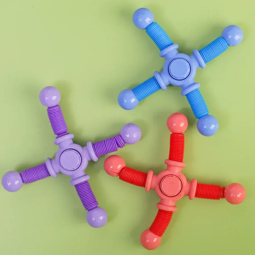 1pcs Fidget Spinner Toys Kids Pop Tube Sensory Toys Suction Cup Games Plastic Transformable Stress Relief Children Adult Gifts 1pcs Fidget Spinner Toys Kids Pop Tube Sensory Toys Suction Cup Games Plastic Transformable Stress Relief Children Adult Gifts