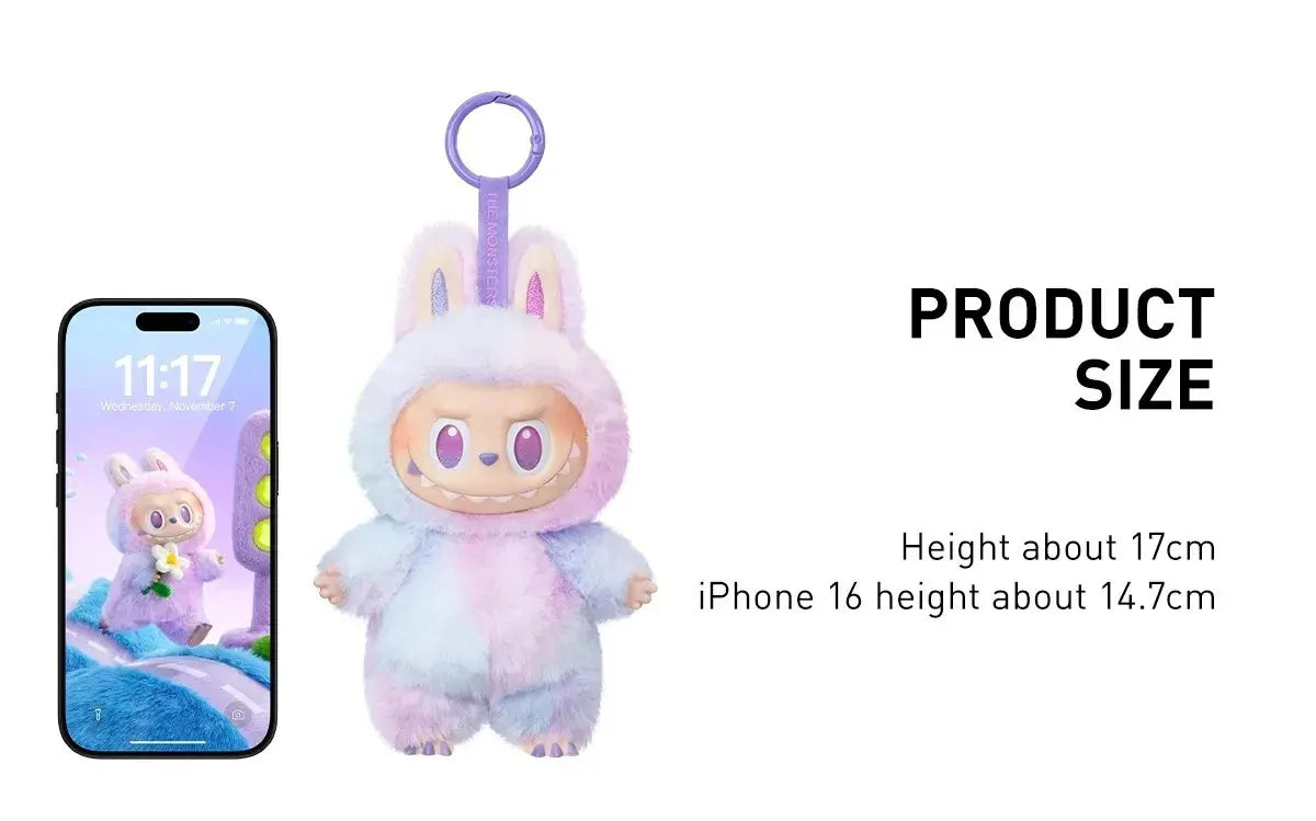 1Set/6PCS Labubu plush doll - Macaron color, 100% genuine. It's the perfect gift for children, family and friends. 1Set/6PCS Labubu plush doll - Macaron color, 100% genuine. It's the perfect gift for children, family and friends.