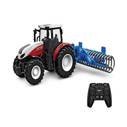 2.4G RC Farm Tractors Car 1/24 Radio Controlled Cars and Trucks with Light Simulated Engineering Truck Model Toys for Children 2.4G RC Farm Tractors Car 1/24 Radio Controlled Cars and Trucks with Light Simulated Engineering Truck Model Toys for Children