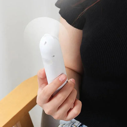 2-in-1 Handheld Fan & Face Mist Humidifier USB Rechargeable | Wahooly 2-in-1 Handheld Fan & Face Mist Humidifier — USB Rechargeable, Skin-Hydrating Portable Cooler