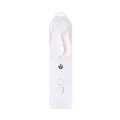 2-in-1 Handheld Fan & Face Mist Humidifier USB Rechargeable | Wahooly 2-in-1 Handheld Fan & Face Mist Humidifier — USB Rechargeable, Skin-Hydrating Portable Cooler