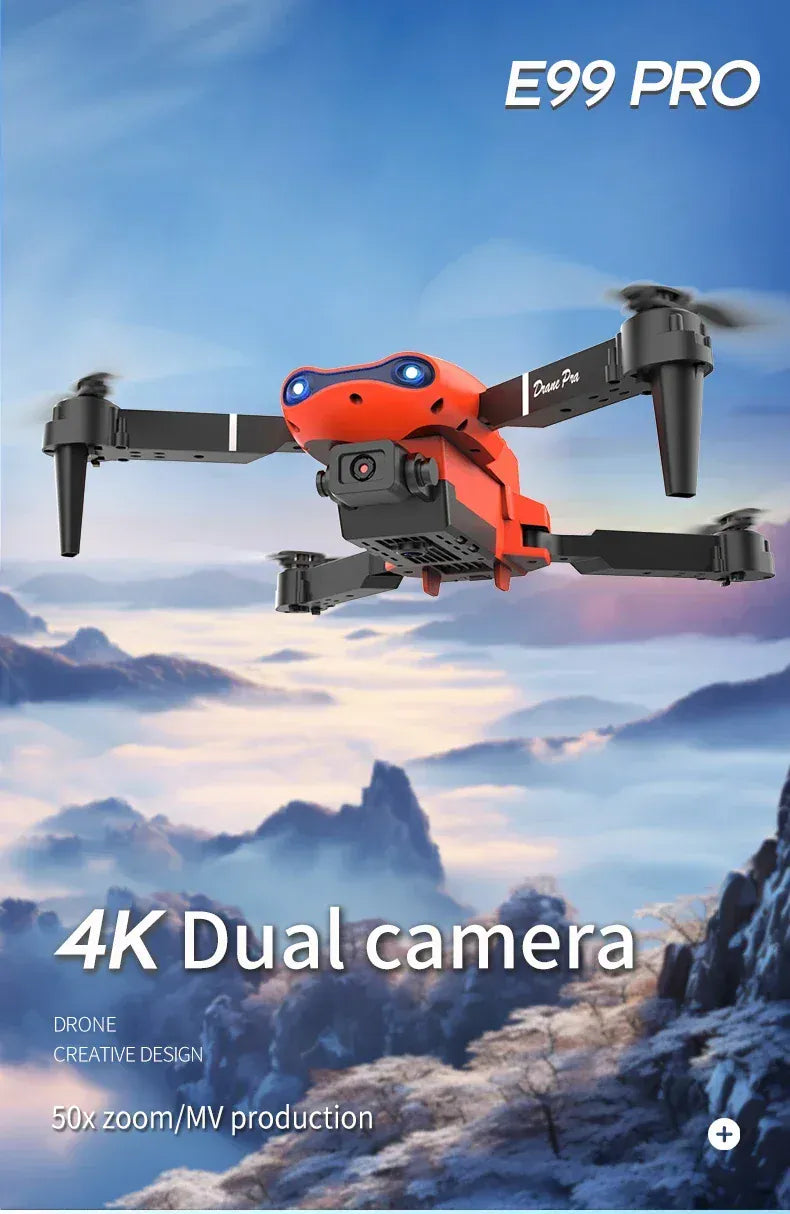 2024 E99Pro RC Drone 4K Professinal With 1080P Wide Angle HD Camera Foldable Helicopter WIFI FPV Height Hold Gift Toy 2024 E99Pro RC Drone 4K Professinal With 1080P Wide Angle HD Camera Foldable Helicopter WIFI FPV Height Hold Gift Toy