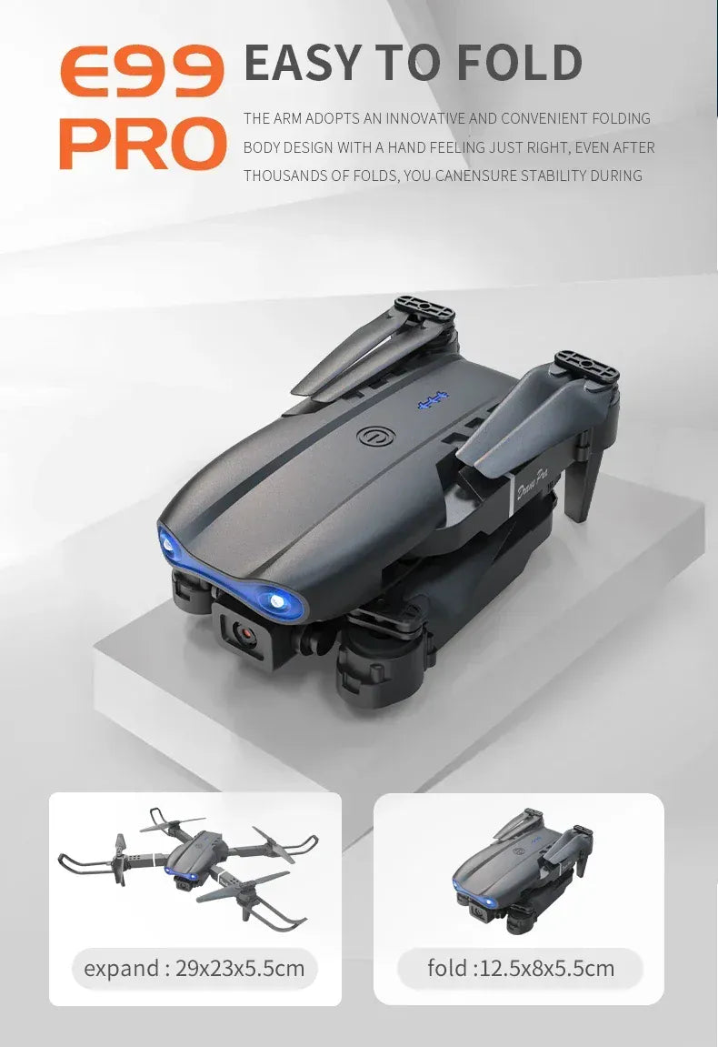 2024 E99Pro RC Drone 4K Professinal With 1080P Wide Angle HD Camera Foldable Helicopter WIFI FPV Height Hold Gift Toy 2024 E99Pro RC Drone 4K Professinal With 1080P Wide Angle HD Camera Foldable Helicopter WIFI FPV Height Hold Gift Toy