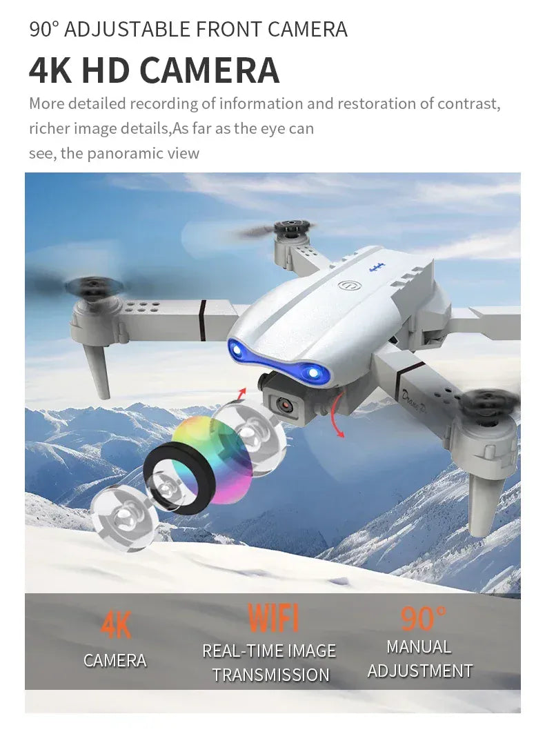 2024 E99Pro RC Drone 4K Professinal With 1080P Wide Angle HD Camera Foldable Helicopter WIFI FPV Height Hold Gift Toy 2024 E99Pro RC Drone 4K Professinal With 1080P Wide Angle HD Camera Foldable Helicopter WIFI FPV Height Hold Gift Toy