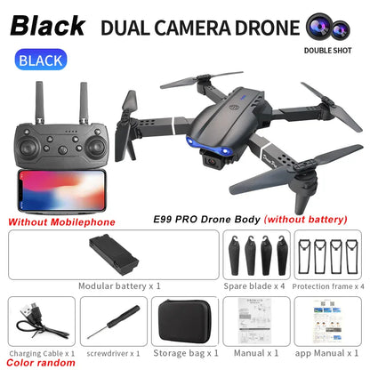 2024 E99Pro RC Drone 4K Professinal With 1080P Wide Angle HD Camera Foldable Helicopter WIFI FPV Height Hold Gift Toy 2024 E99Pro RC Drone 4K Professinal With 1080P Wide Angle HD Camera Foldable Helicopter WIFI FPV Height Hold Gift Toy