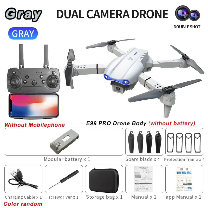 2024 E99Pro RC Drone 4K Professinal With 1080P Wide Angle HD Camera Foldable Helicopter WIFI FPV Height Hold Gift Toy 2024 E99Pro RC Drone 4K Professinal With 1080P Wide Angle HD Camera Foldable Helicopter WIFI FPV Height Hold Gift Toy
