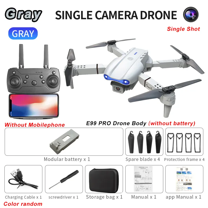2024 E99Pro RC Drone 4K Professinal With 1080P Wide Angle HD Camera Foldable Helicopter WIFI FPV Height Hold Gift Toy 2024 E99Pro RC Drone 4K Professinal With 1080P Wide Angle HD Camera Foldable Helicopter WIFI FPV Height Hold Gift Toy