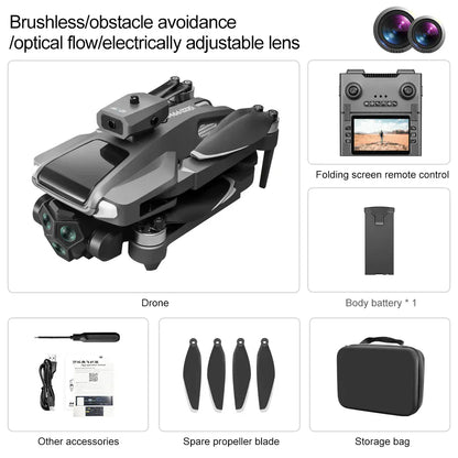2025 New Drone with 4K Dual Camera Professional Video Drone Quadcopter 360 Intelligent Obstacle Avoidance for Gift Drone 2025 New Drone with 4K Dual Camera Professional Video Drone Quadcopter 360 Intelligent Obstacle Avoidance for Gift Drone