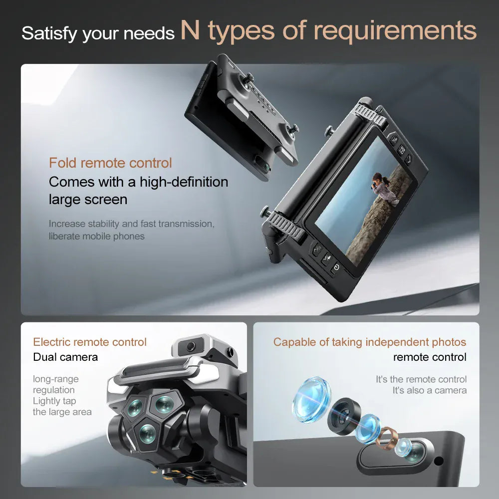 2025 New Drone with 4K Dual Camera Professional Video Drone Quadcopter 360 Intelligent Obstacle Avoidance for Gift Drone 2025 New Drone with 4K Dual Camera Professional Video Drone Quadcopter 360 Intelligent Obstacle Avoidance for Gift Drone