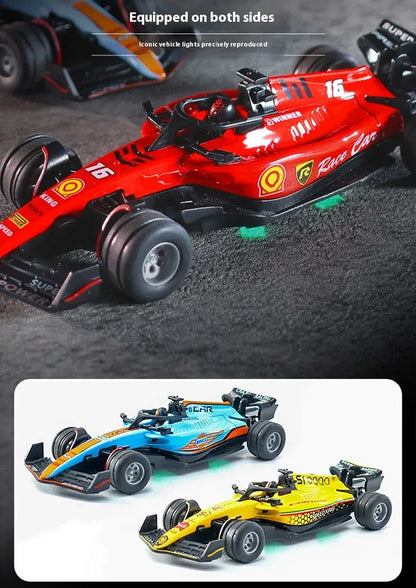 2025 New RC car August  Product 1:64 Mini Alloy Car Model, Adjustable Lighting Formula Racing, Children's Remote Control Car 2025 New RC car August  Product 1:64 Mini Alloy Car Model, Adjustable Lighting Formula Racing, Children's Remote Control Car