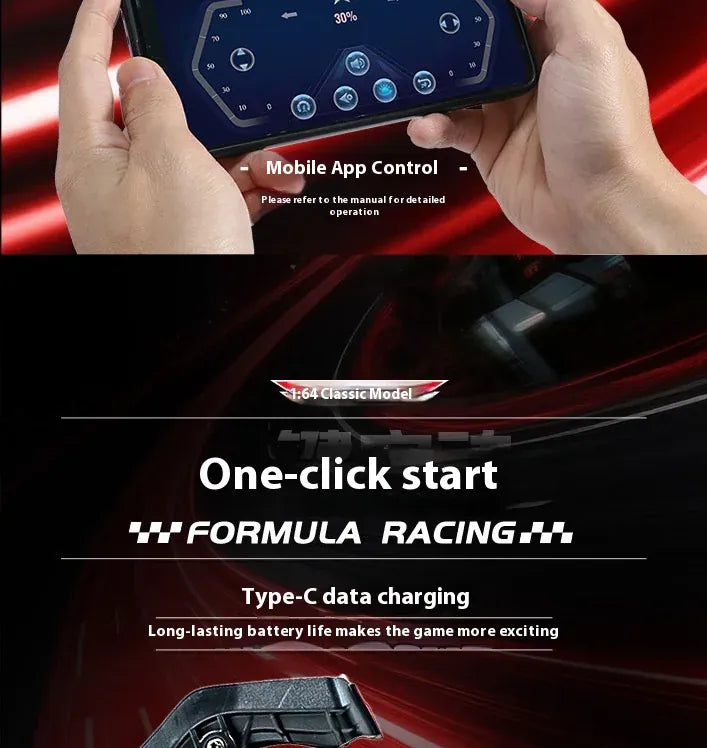 2025 New RC car August  Product 1:64 Mini Alloy Car Model, Adjustable Lighting Formula Racing, Children's Remote Control Car 2025 New RC car August  Product 1:64 Mini Alloy Car Model, Adjustable Lighting Formula Racing, Children's Remote Control Car