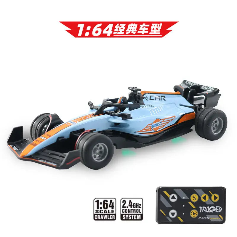 2025 New RC car August  Product 1:64 Mini Alloy Car Model, Adjustable Lighting Formula Racing, Children's Remote Control Car 2025 New RC car August  Product 1:64 Mini Alloy Car Model, Adjustable Lighting Formula Racing, Children's Remote Control Car