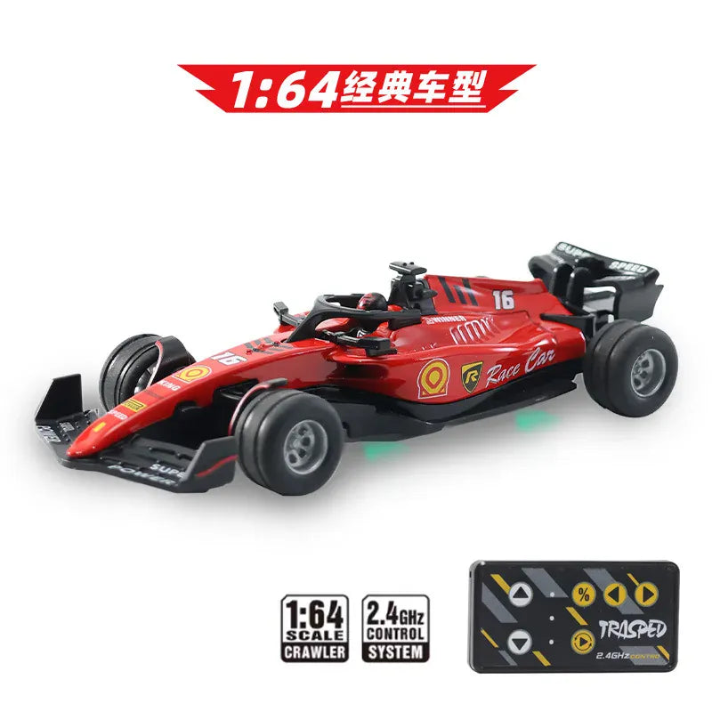 2025 New RC car August  Product 1:64 Mini Alloy Car Model, Adjustable Lighting Formula Racing, Children's Remote Control Car 2025 New RC car August  Product 1:64 Mini Alloy Car Model, Adjustable Lighting Formula Racing, Children's Remote Control Car