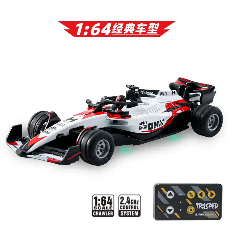 2025 New RC car August  Product 1:64 Mini Alloy Car Model, Adjustable Lighting Formula Racing, Children's Remote Control Car 2025 New RC car August  Product 1:64 Mini Alloy Car Model, Adjustable Lighting Formula Racing, Children's Remote Control Car