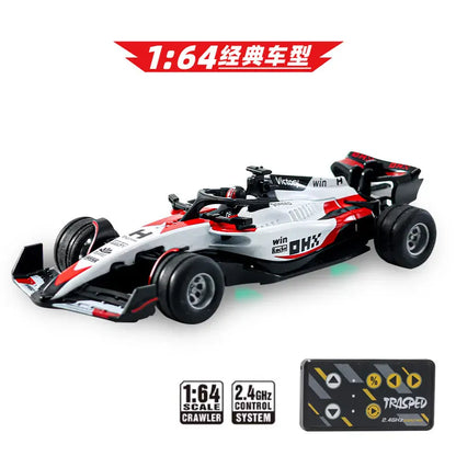 2025 New RC car August  Product 1:64 Mini Alloy Car Model, Adjustable Lighting Formula Racing, Children's Remote Control Car 2025 New RC car August  Product 1:64 Mini Alloy Car Model, Adjustable Lighting Formula Racing, Children's Remote Control Car