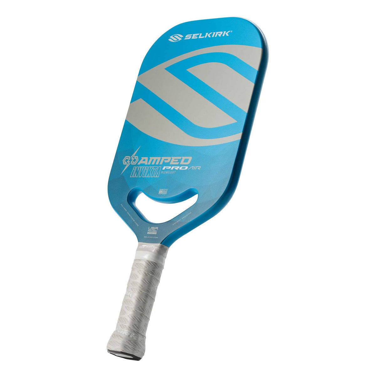 2025 Selkirk Amped Pro Air Pickleball Paddle | Fiberglass Pickleball Paddle with a Polypropylene X5+ 16mm Core | Throatflex | Flex Foam | Pickleball Rackets Made in The USA | Invikta Blue 2025 Selkirk Amped Pro Air Pickleball Paddle | Fiberglass Pickleball Paddle with a Polypropylene X5+ 16mm Core | Throatflex | Flex Foam | Pickleball Rackets Made in The USA | Invikta Blue