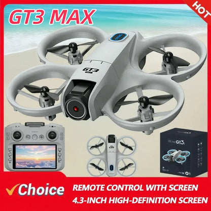 2025New GT3 MAX Drone 8K HD 4.3" Remote Control Headless Mode Helicopter 360° Flip Quadcopter Toys Mini Drone Fors Kid Toy Gifts 2025New GT3 MAX Drone 8K HD 4.3" Remote Control Headless Mode Helicopter 360° Flip Quadcopter Toys Mini Drone Fors Kid Toy Gifts