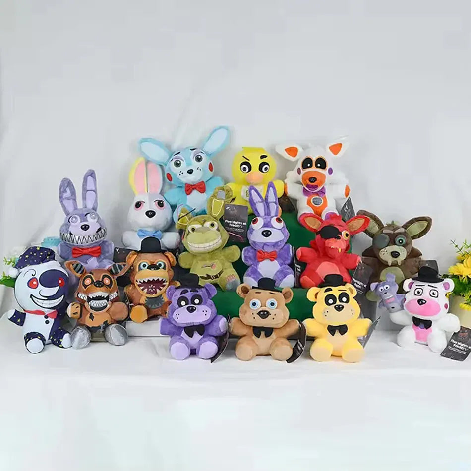 2026 Five Nights at Freddy's (FNAF) - Cute Plush Toys 18cm Game Dolls Bonnie Bear Foxy from the Animated Series Freddy Plush Toy 2026 Five Nights at Freddy's (FNAF) - Cute Plush Toys 18cm Game Dolls Bonnie Bear Foxy from the Animated Series Freddy Plush Toy
