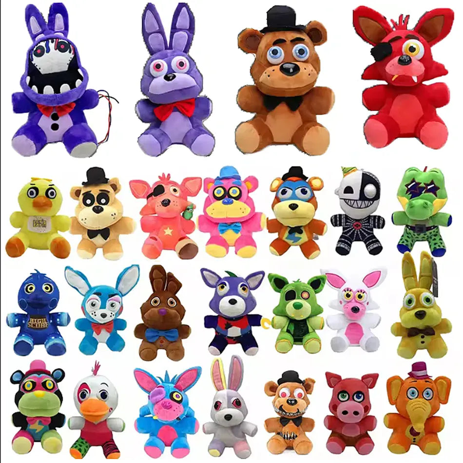 2026 Five Nights at Freddy's (FNAF) - Cute Plush Toys 18cm Game Dolls Bonnie Bear Foxy from the Animated Series Freddy Plush Toy 2026 Five Nights at Freddy's (FNAF) - Cute Plush Toys 18cm Game Dolls Bonnie Bear Foxy from the Animated Series Freddy Plush Toy