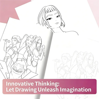 2026 new Kpop Demon Hunters Coloring Book Anime Rumi Mira Zoey Cute Line Drawing Tracing Sketch Copying Picture Book Kids Gifts 2026 new Kpop Demon Hunters Coloring Book Anime Rumi Mira Zoey Cute Line Drawing Tracing Sketch Copying Picture Book Kids Gifts