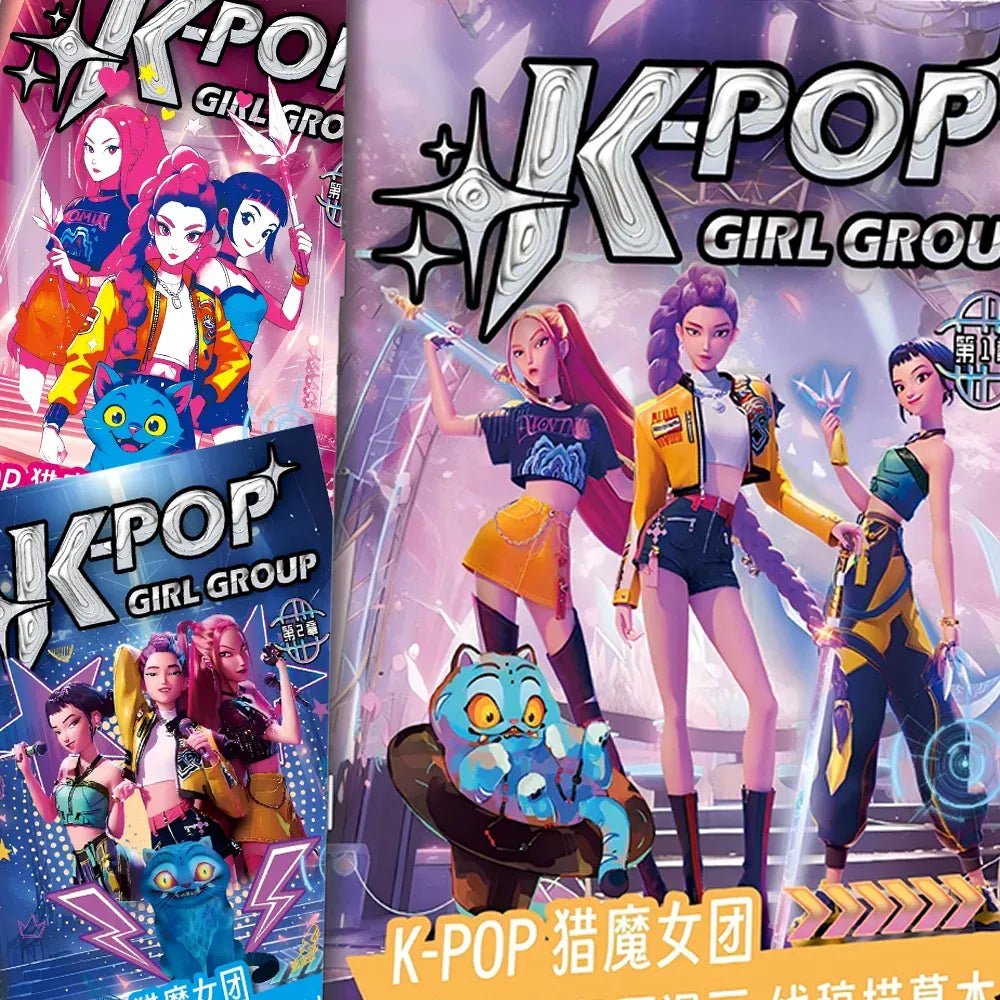 2026 new Kpop Demon Hunters Coloring Book Anime Rumi Mira Zoey Cute Line Drawing Tracing Sketch Copying Picture Book Kids Gifts 2026 new Kpop Demon Hunters Coloring Book Anime Rumi Mira Zoey Cute Line Drawing Tracing Sketch Copying Picture Book Kids Gifts