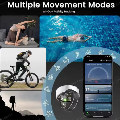 Smart Health Ring - Heart Rate & Sleep Tracker | Wahooly 2026 Smart Health Rings Heart Rate Blood Pressure/Oxygen Monitoring Rings Fitness Gift for Friends Family Colleagues Smartring