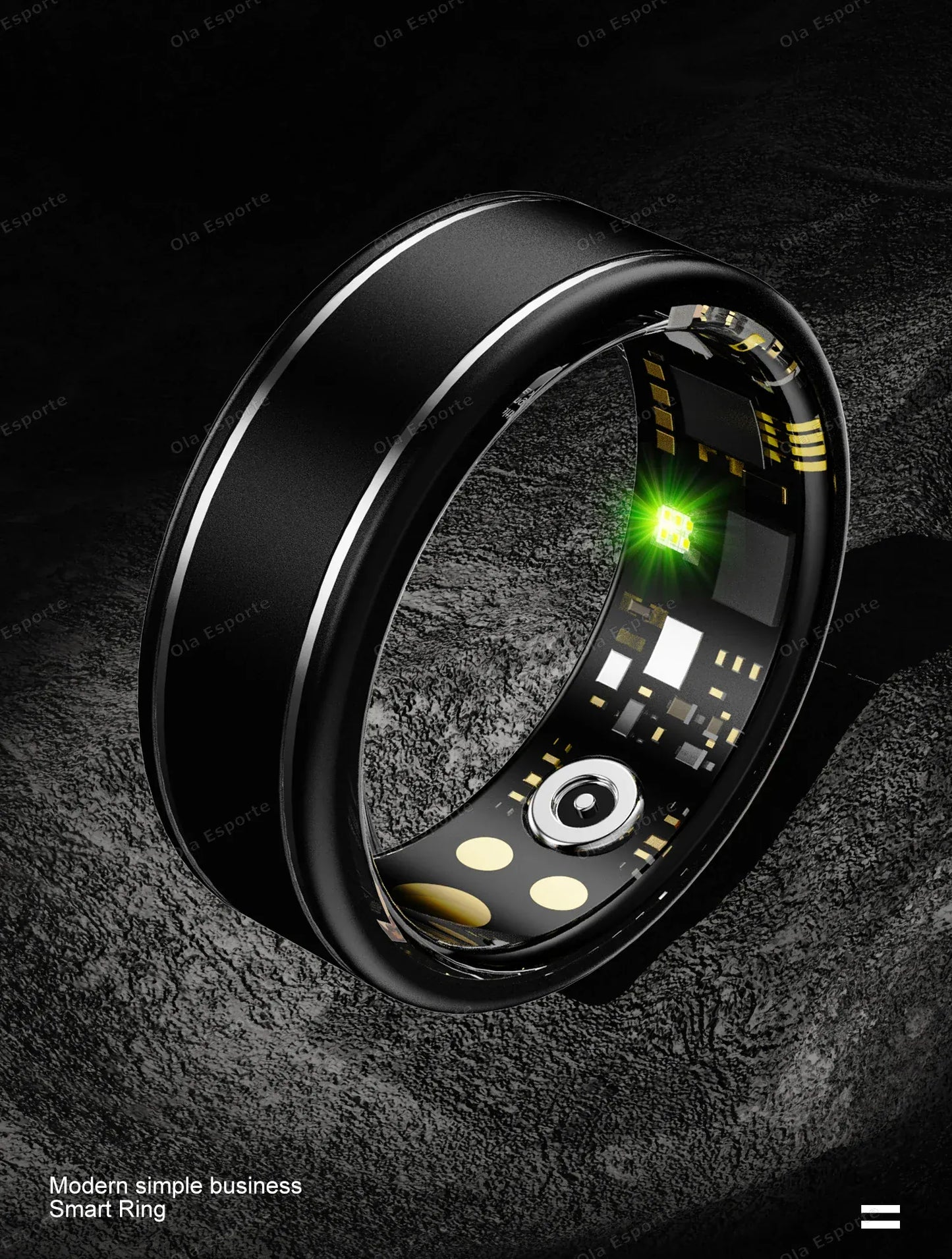 Smart Health Ring - Heart Rate & Sleep Tracker | Wahooly 2026 Smart Health Rings Heart Rate Blood Pressure/Oxygen Monitoring Rings Fitness Gift for Friends Family Colleagues Smartring