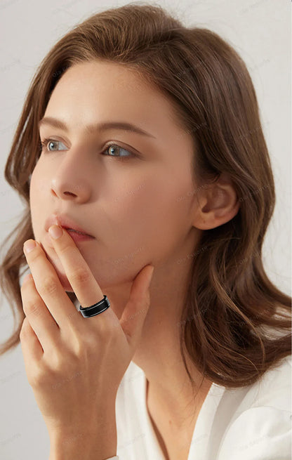 Smart Health Ring - Heart Rate & Sleep Tracker | Wahooly 2026 Smart Health Rings Heart Rate Blood Pressure/Oxygen Monitoring Rings Fitness Gift for Friends Family Colleagues Smartring