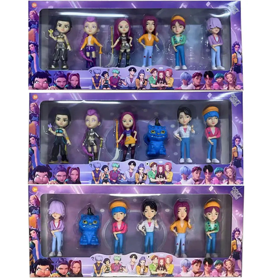 2026NEW Kpop Devil Hunter Rumi Zoe Mira anime polyvinyl chloride character collection desktop trinkets Childrens New Year gift 2026NEW Kpop Devil Hunter Rumi Zoe Mira anime polyvinyl chloride character collection desktop trinkets Childrens New Year gift