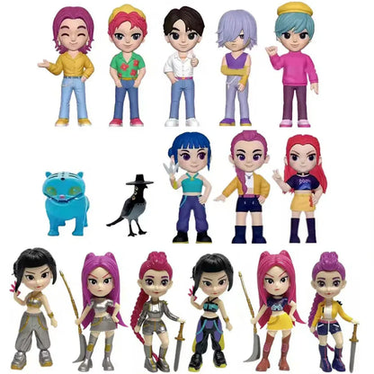 2026NEW Kpop Devil Hunter Rumi Zoe Mira anime polyvinyl chloride character collection desktop trinkets Childrens New Year gift 2026NEW Kpop Devil Hunter Rumi Zoe Mira anime polyvinyl chloride character collection desktop trinkets Childrens New Year gift