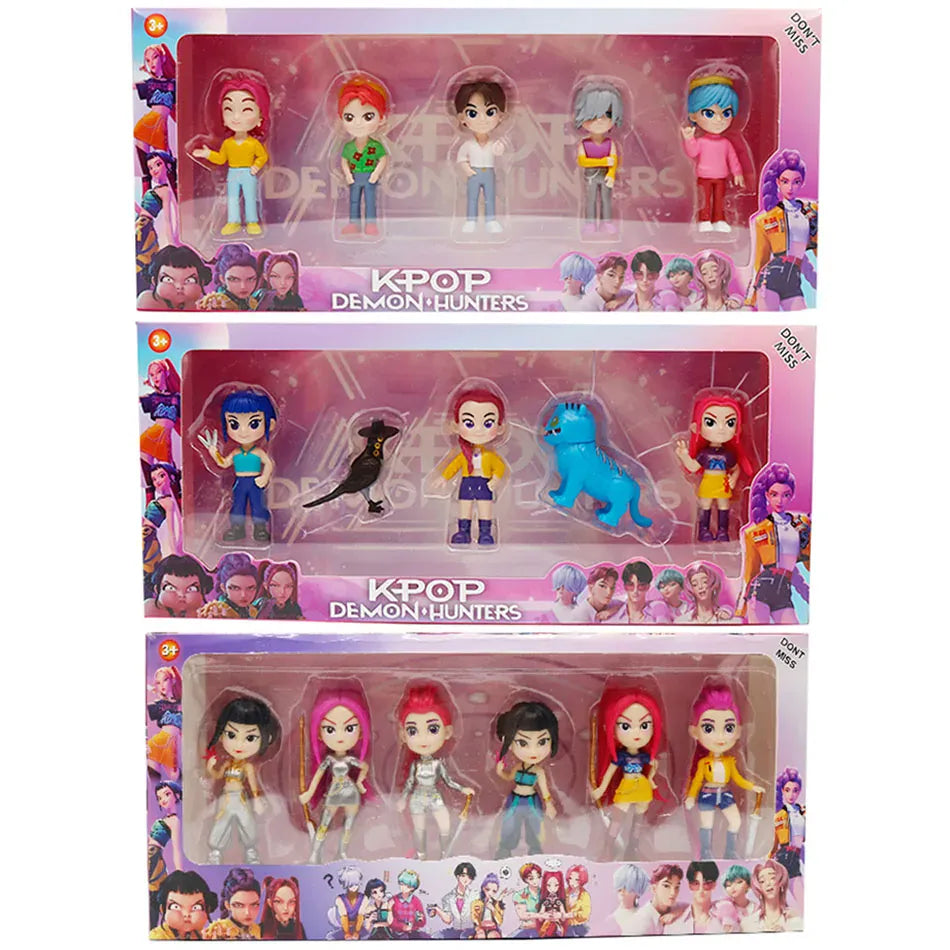 2026NEW Kpop Devil Hunter Rumi Zoe Mira anime polyvinyl chloride character collection desktop trinkets Childrens New Year gift 2026NEW Kpop Devil Hunter Rumi Zoe Mira anime polyvinyl chloride character collection desktop trinkets Childrens New Year gift