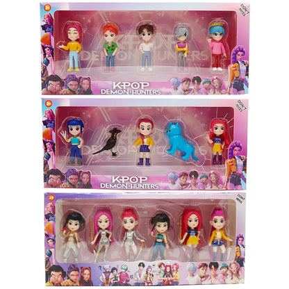 2026NEW Kpop Devil Hunter Rumi Zoe Mira anime polyvinyl chloride character collection desktop trinkets Childrens New Year gift 2026NEW Kpop Devil Hunter Rumi Zoe Mira anime polyvinyl chloride character collection desktop trinkets Childrens New Year gift