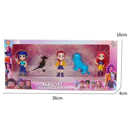 2026NEW Kpop Devil Hunter Rumi Zoe Mira anime polyvinyl chloride character collection desktop trinkets Childrens New Year gift 2026NEW Kpop Devil Hunter Rumi Zoe Mira anime polyvinyl chloride character collection desktop trinkets Childrens New Year gift