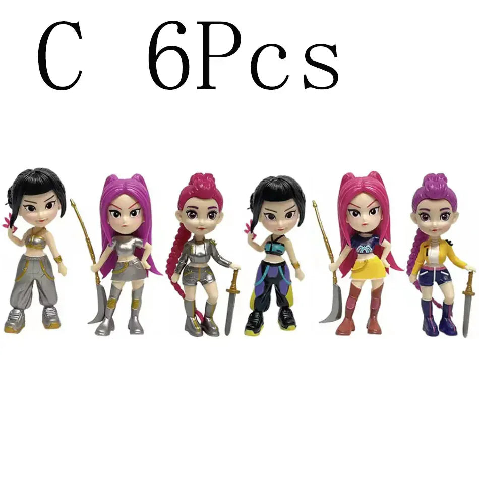 2026NEW Kpop Devil Hunter Rumi Zoe Mira anime polyvinyl chloride character collection desktop trinkets Childrens New Year gift 2026NEW Kpop Devil Hunter Rumi Zoe Mira anime polyvinyl chloride character collection desktop trinkets Childrens New Year gift