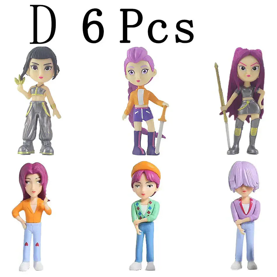 2026NEW Kpop Devil Hunter Rumi Zoe Mira anime polyvinyl chloride character collection desktop trinkets Childrens New Year gift 2026NEW Kpop Devil Hunter Rumi Zoe Mira anime polyvinyl chloride character collection desktop trinkets Childrens New Year gift