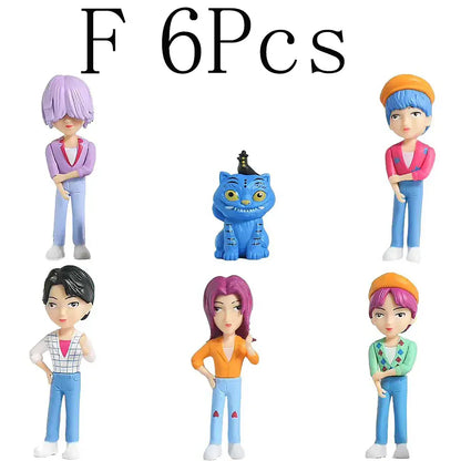 2026NEW Kpop Devil Hunter Rumi Zoe Mira anime polyvinyl chloride character collection desktop trinkets Childrens New Year gift 2026NEW Kpop Devil Hunter Rumi Zoe Mira anime polyvinyl chloride character collection desktop trinkets Childrens New Year gift