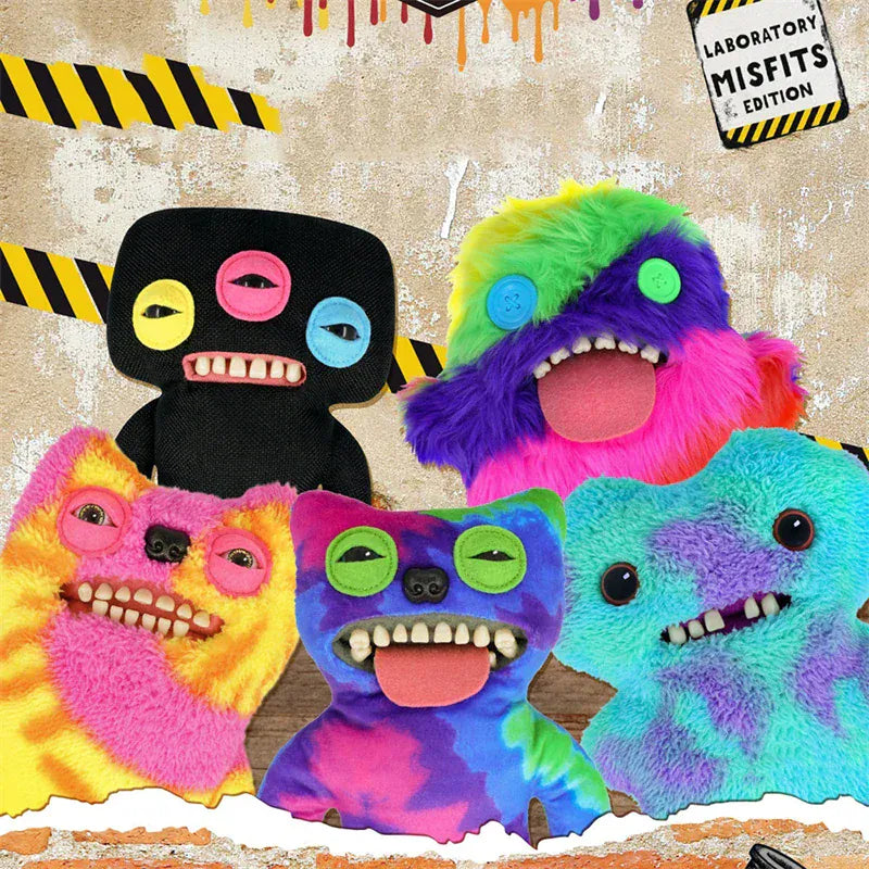 22cm Original Fuggler Plush Toy - Wide-Eyed Monster Collection | Wahooly 22cm Original Fuggler Plush Toys Funny Tooth Monster Annoyed Alien Crazy Rabbit Mcgoo Wide-Eyed Monster Peluche Dolls Gifts Kid