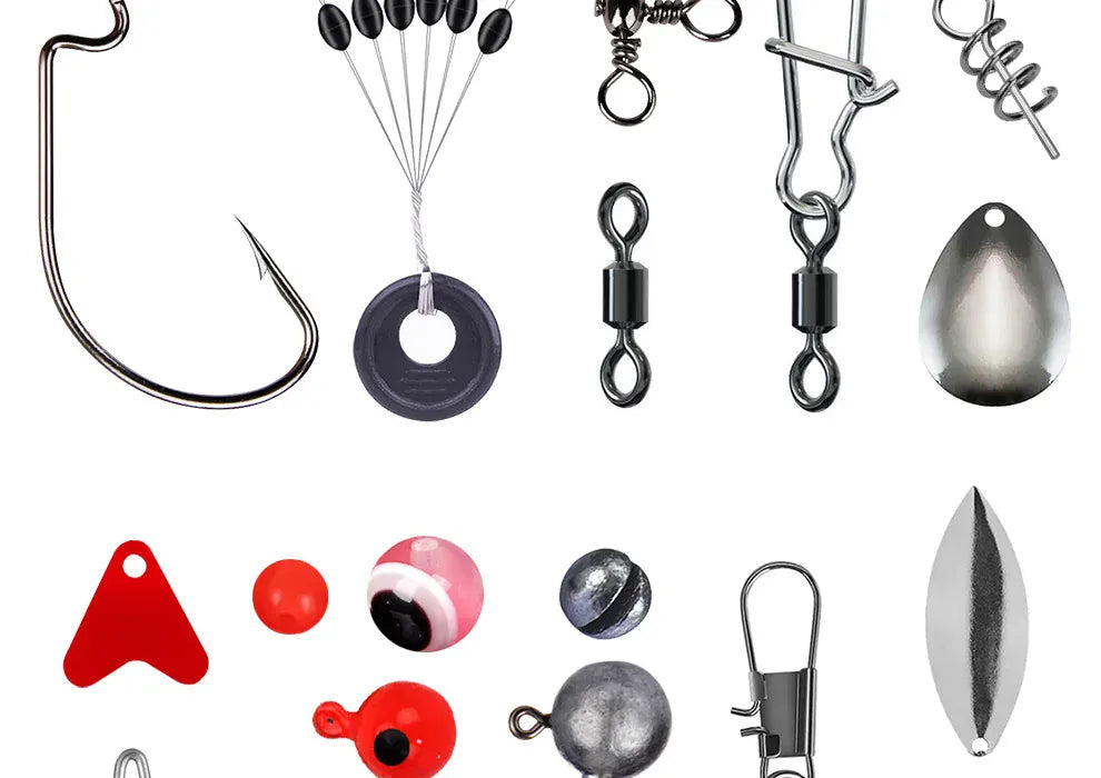 257-Piece Fishing Lure Tackle Set – Hooks & Accessories – Wahooly 257-Piece Fishing Lure & Tackle Accessories Set – Hooks, Lures & More