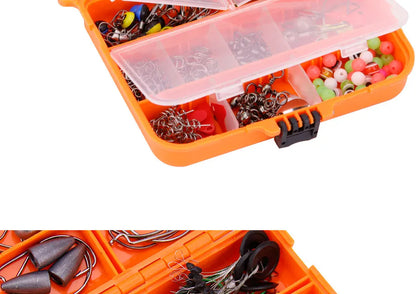 257-Piece Fishing Lure Tackle Set – Hooks & Accessories – Wahooly 257-Piece Fishing Lure & Tackle Accessories Set – Hooks, Lures & More