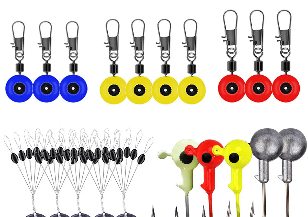 257-Piece Fishing Lure Tackle Set – Hooks & Accessories – Wahooly 257-Piece Fishing Lure & Tackle Accessories Set – Hooks, Lures & More