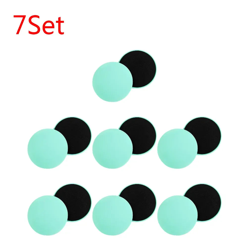 2Pcs Exercise Sliding Plate Dual Sided Yoga Gliding Discs Portable Abdominal Core Training Plate for Body Muscle Workout 2Pcs Exercise Sliding Plate Dual Sided Yoga Gliding Discs Portable Abdominal Core Training Plate for Body Muscle Workout